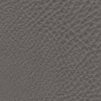 Gray quilted leather texture, diamond pattern, matte finish, Arketipo collection, product number 110030004043, "pelle plus" material sample.
